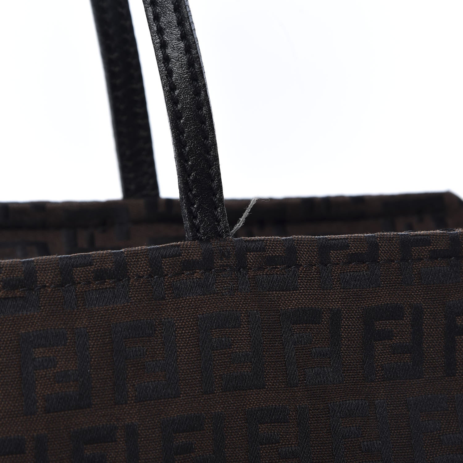 Fendi Zucchino Tote Brown 9 of 10