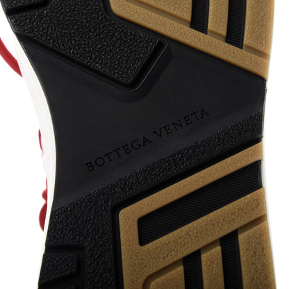 Bottega Veneta Calfskin Speedster Sneakers 37 White Bright Red 8 of 13