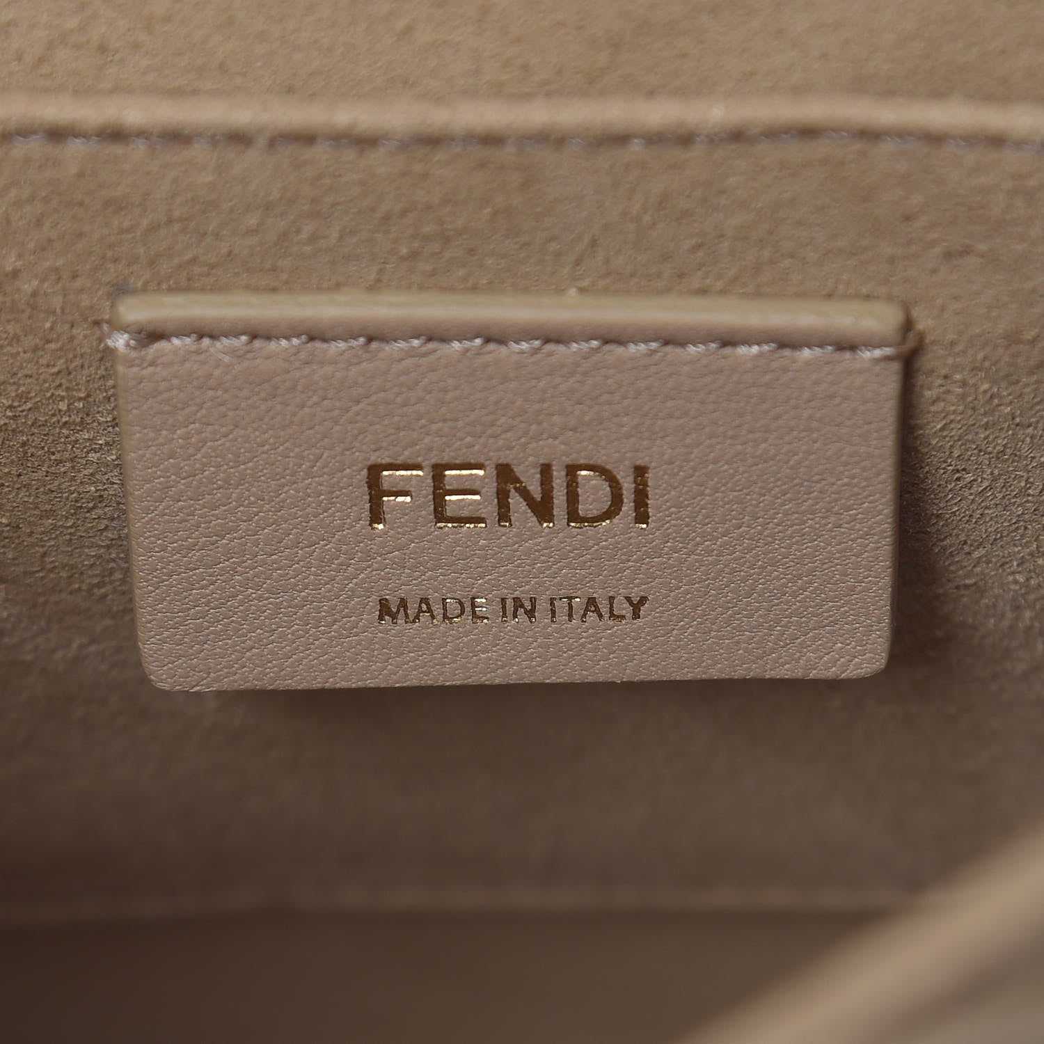 Fendi X FILA Vitello Liberty Mania Bi-Color FF 1974 Embossed Kan I Shoulder Bag White Nebula Multicolor 6 of 9