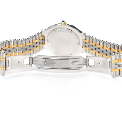 Cartier Stainless Steel 18K Yellow Gold 31mm Must De 21 Bullet Link Quartz Watch 4 of 5