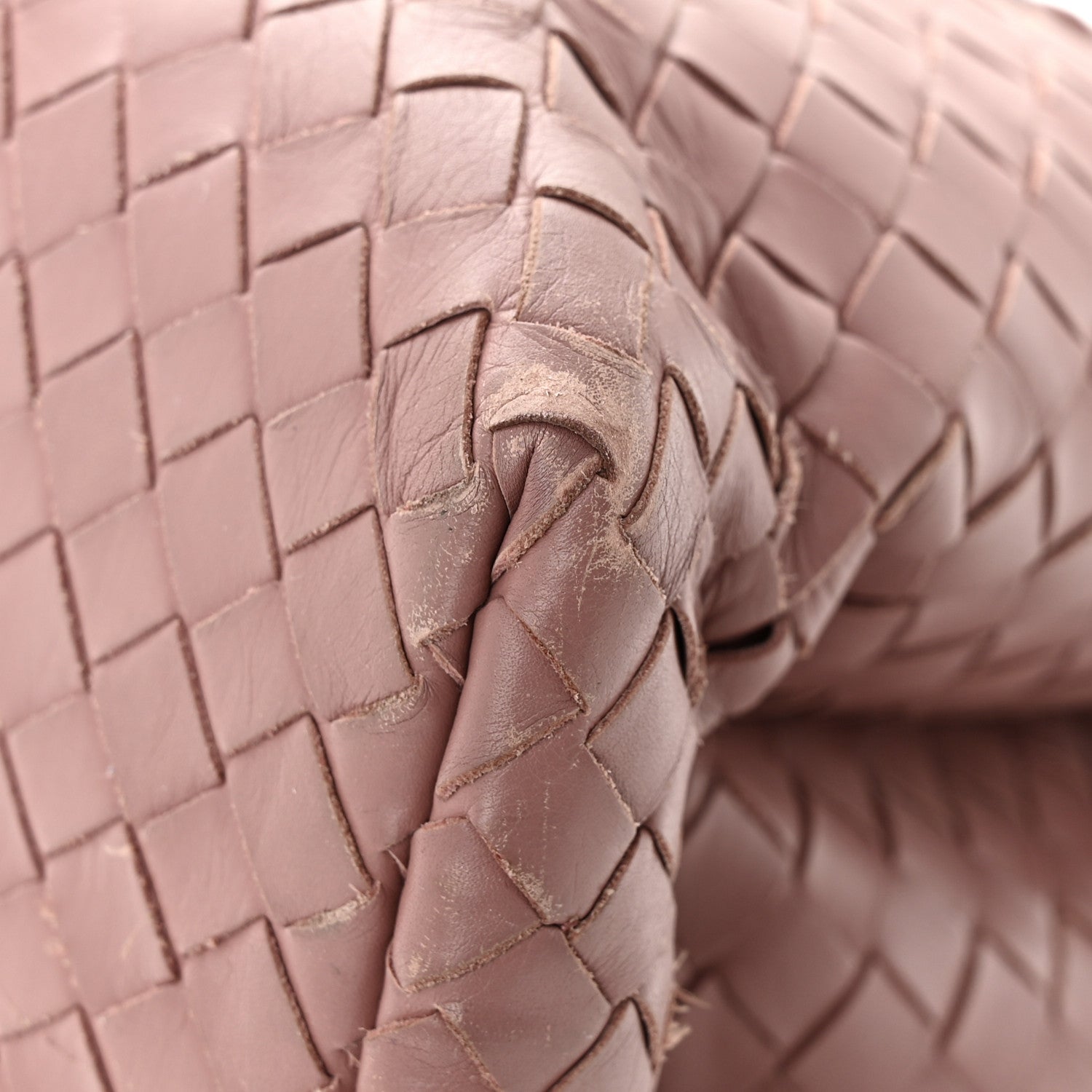 Bottega Veneta Light Calfskin Intrecciato Small Roma Deco Rose 13 of 16