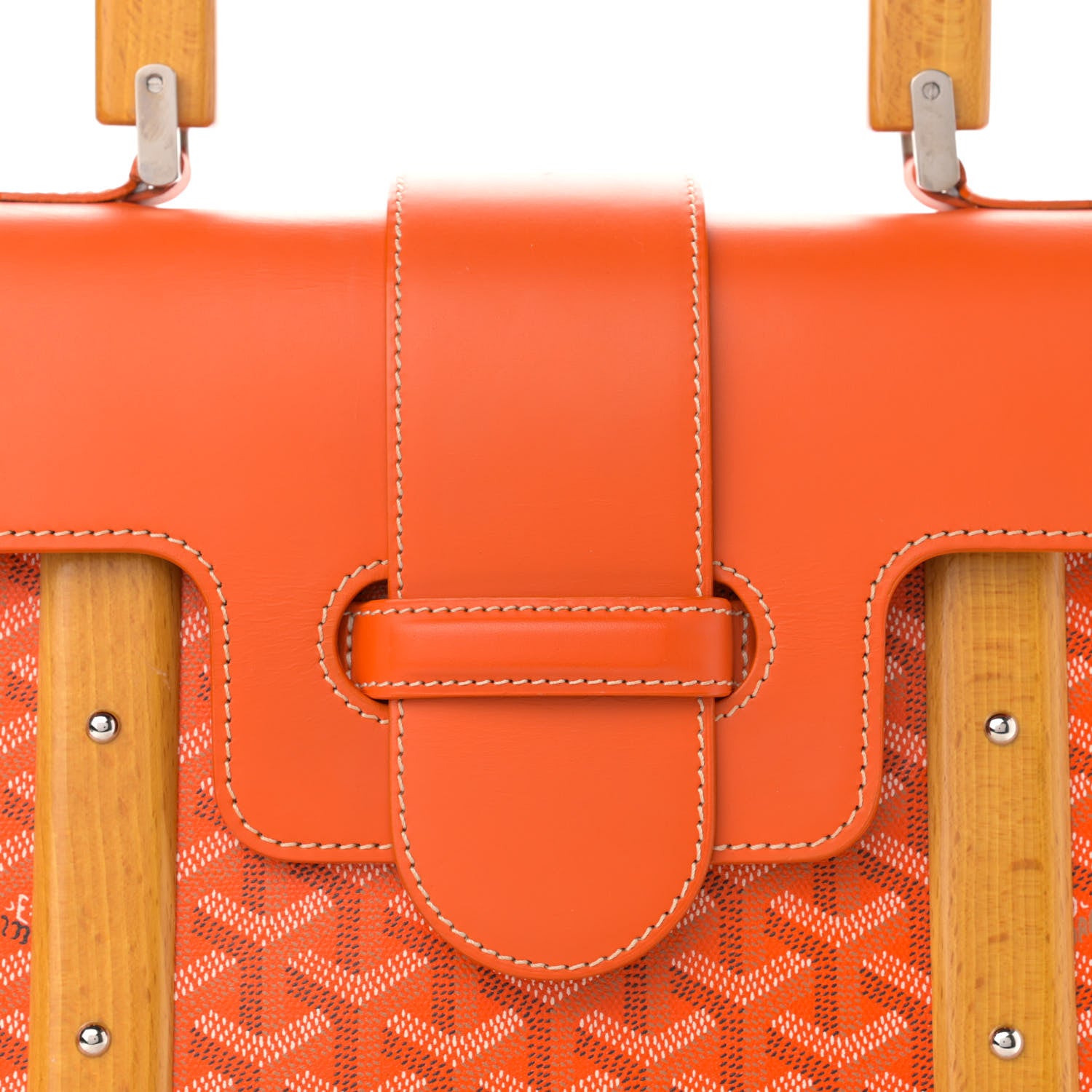 Goyard Goyardine Saigon MM Orange 8 of 13