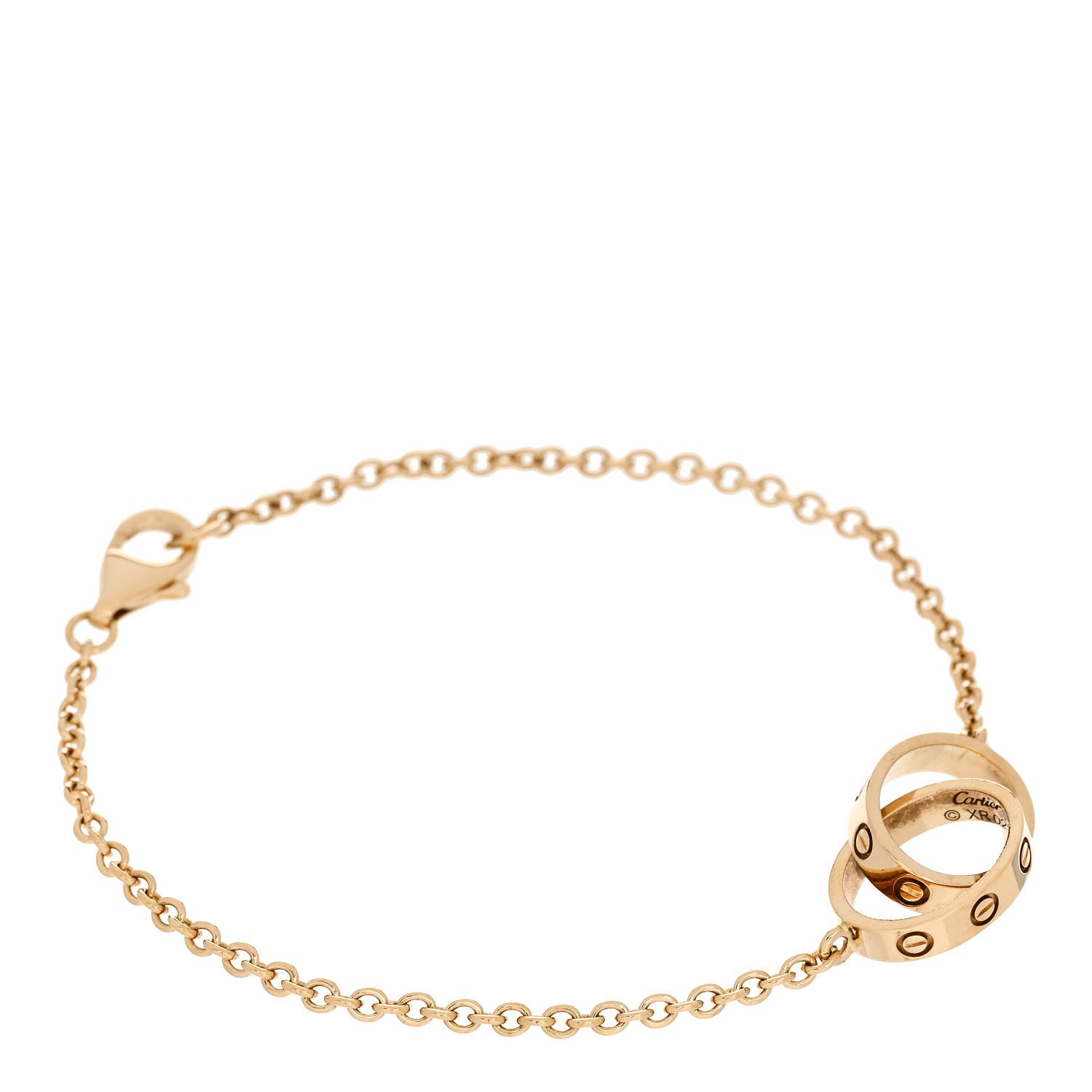 Cartier 18K Yellow Gold Interlocking LOVE Bracelet 1 of 4