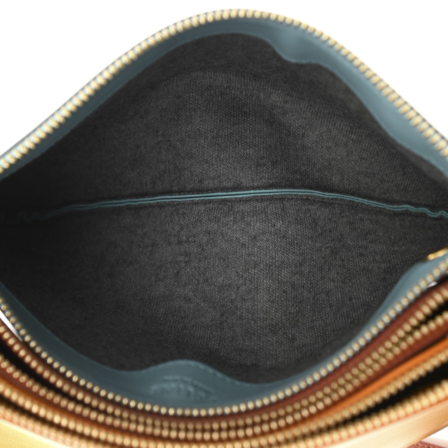 Lambskin Small Multicolor Trio Crossbody Bag Antarctic