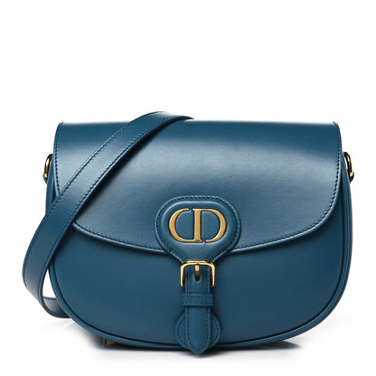 Christian Dior Box Calfskin Medium Bobby Flap Blue 1 of 9