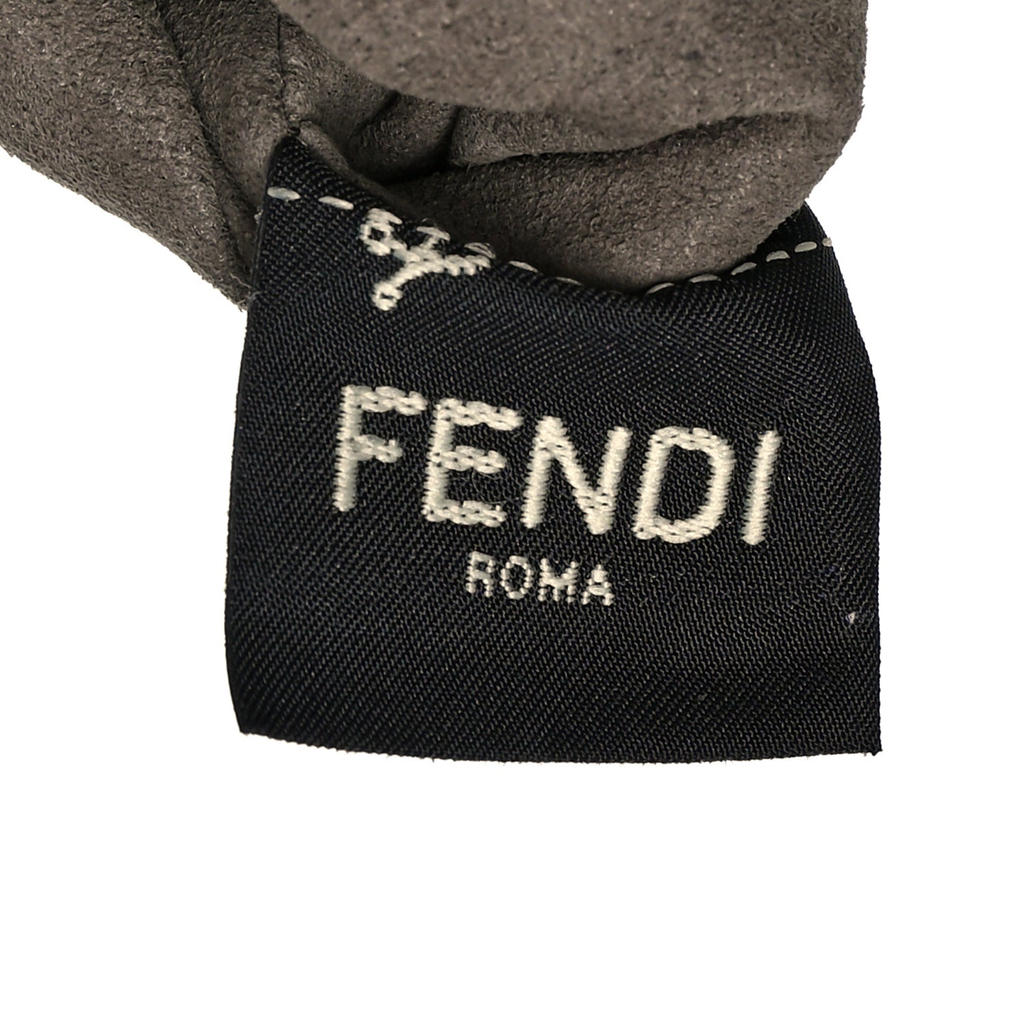 Vitello Liberty F is Fendi Bi-Color FF 1974 Embossed Mini Mon Tresor Bucket Bag Maya Black