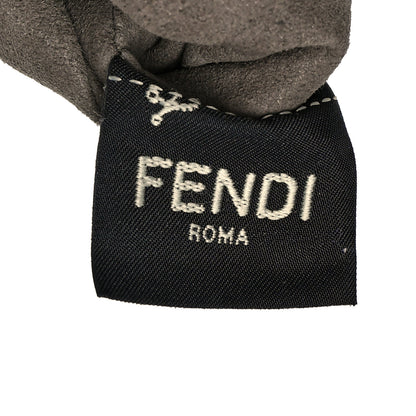 Fendi Vitello Liberty F is Fendi Bi-Color FF 1974 Embossed Mini Mon Tresor Bucket Bag Maya Black 7 of 11