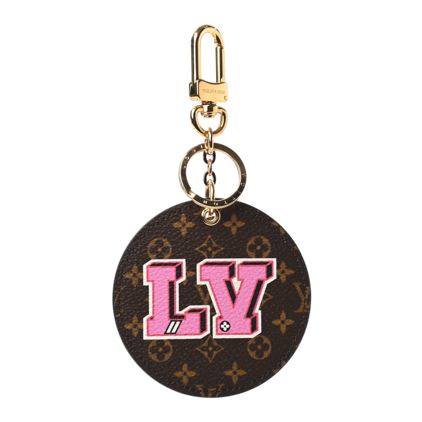 Monogram Stories Bag Charm Key Holder
