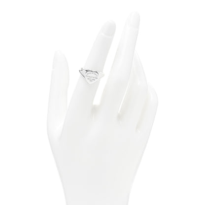 Tiffany Sterling Silver Return to Tiffany Heart Signet Ring 52 6 2 of 4