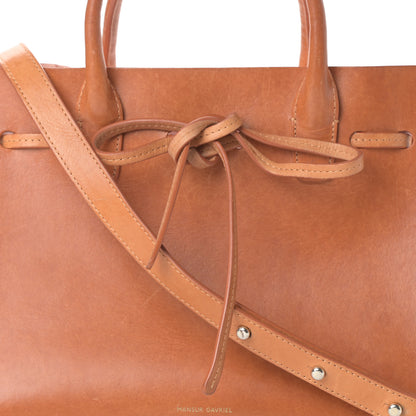 Mansur Gavriel Vegetable Tanned Calfskin Mini Sun Bag Cammello 8 of 18