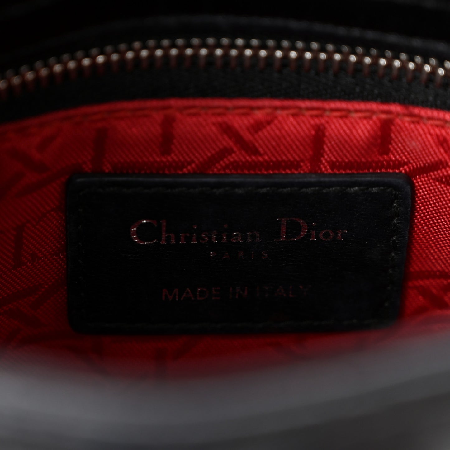 Lambskin Cannage Mini Lady Dior Black