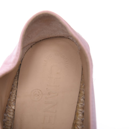 Chanel Lambskin CC Espadrilles 36 Light Pink 10 of 10