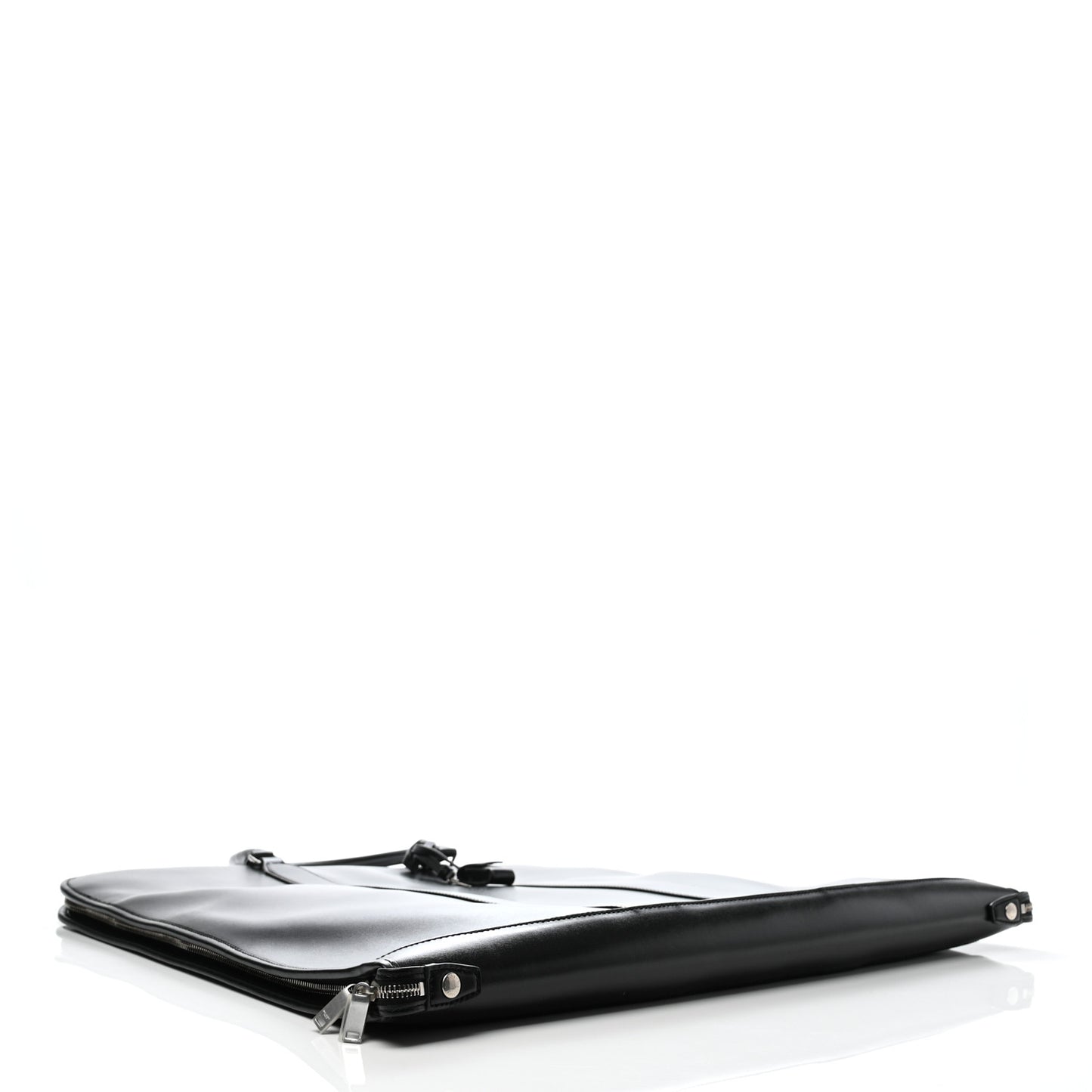 Calfskin Suit Garment Bag Black