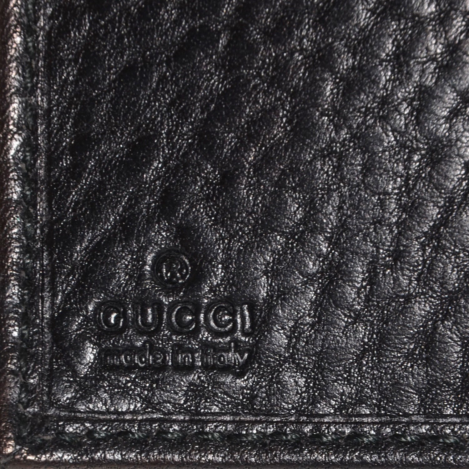Gucci Monogram Interlocking GG Continental Wallet Black 6 of 8