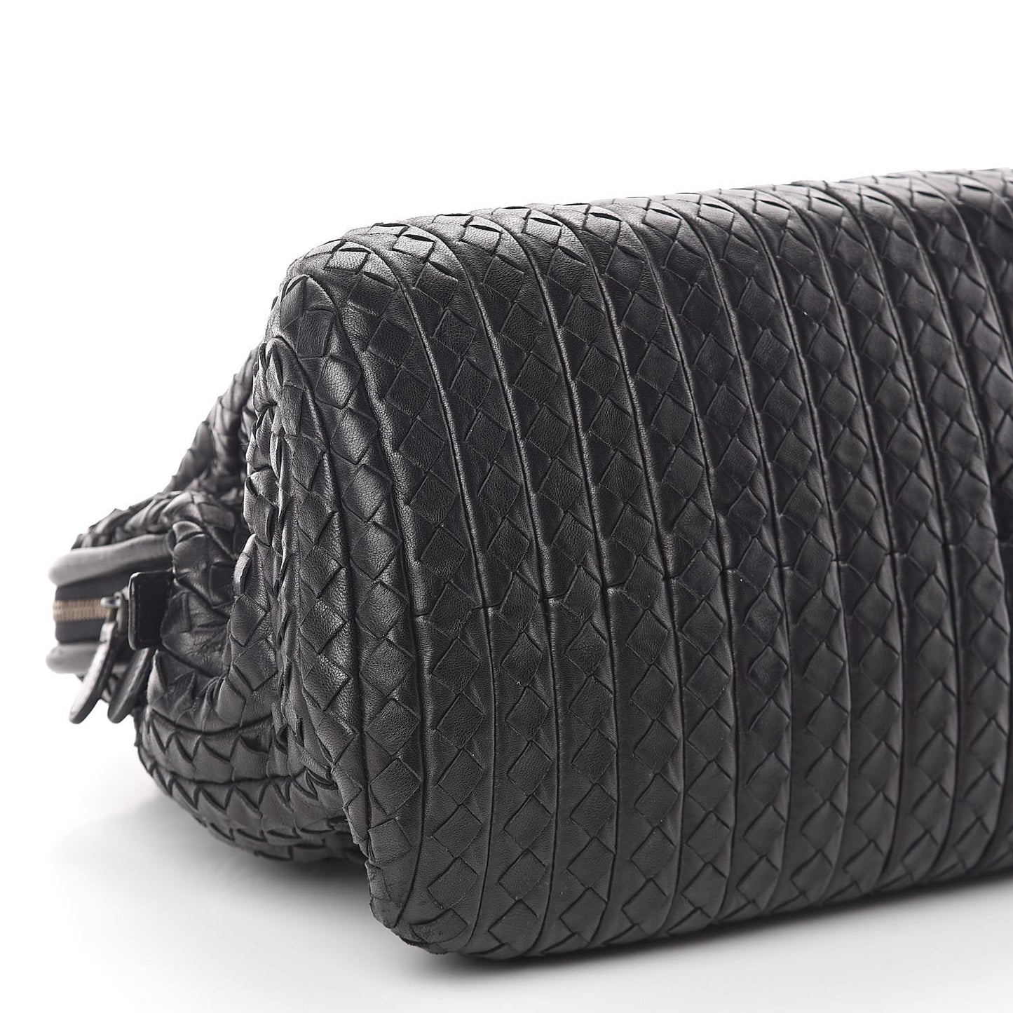 Nappa Intrecciato New Bond Satchel Black