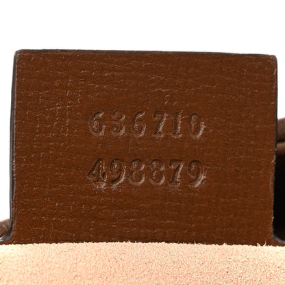 Gucci GG Supreme Monogram Azalea Calfskin Web Medium Jackie 1961 Hobo Beige Ebony Brown Sugar 7 of 15
