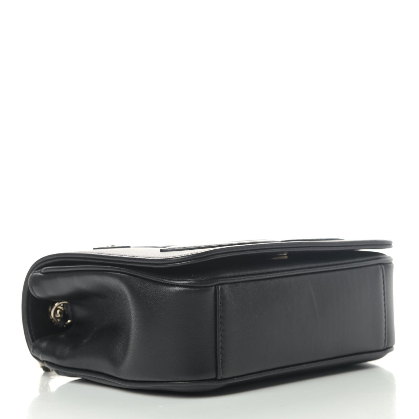 Lambskin CC Mania Flap Bag Black
