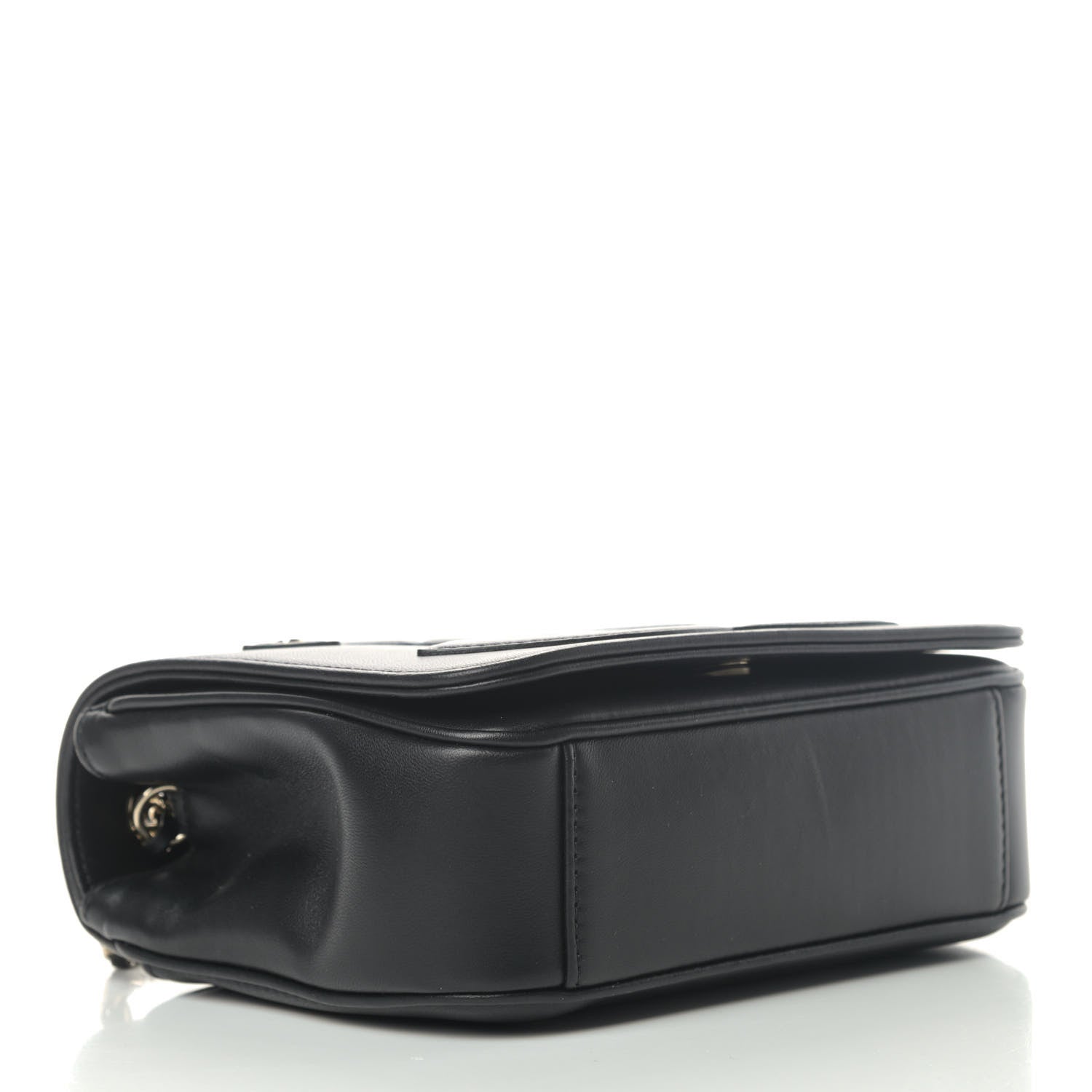Chanel Lambskin CC Mania Flap Bag Black 3 of 5
