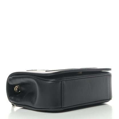 Chanel Lambskin CC Mania Flap Bag Black 3 of 5