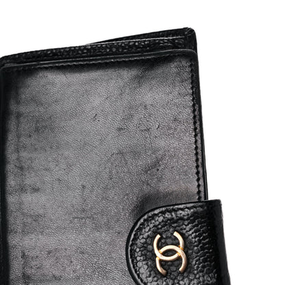 Chanel Caviar Stitched French Wallet Black 15 of 16