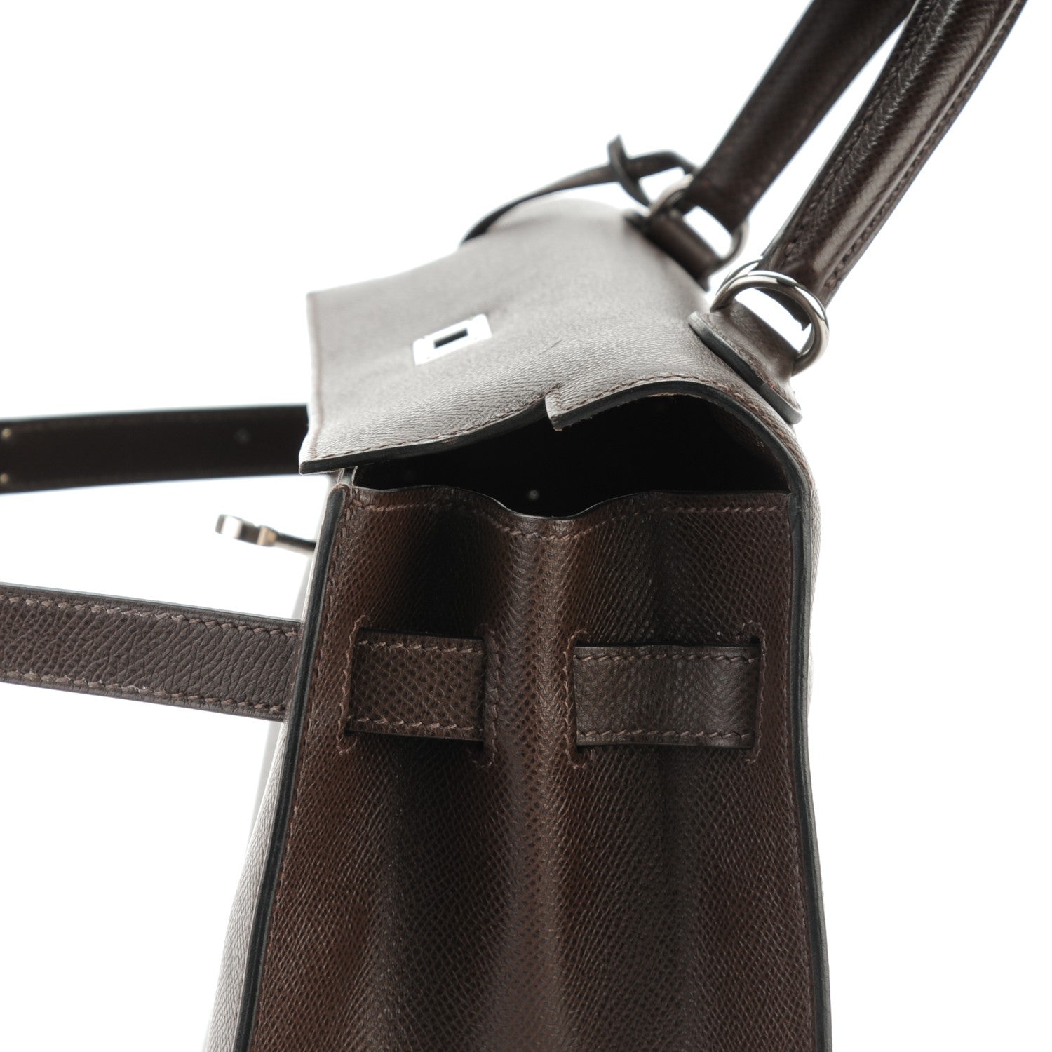Hermes Epsom Kelly Sellier 35 Chocolat 16 of 22