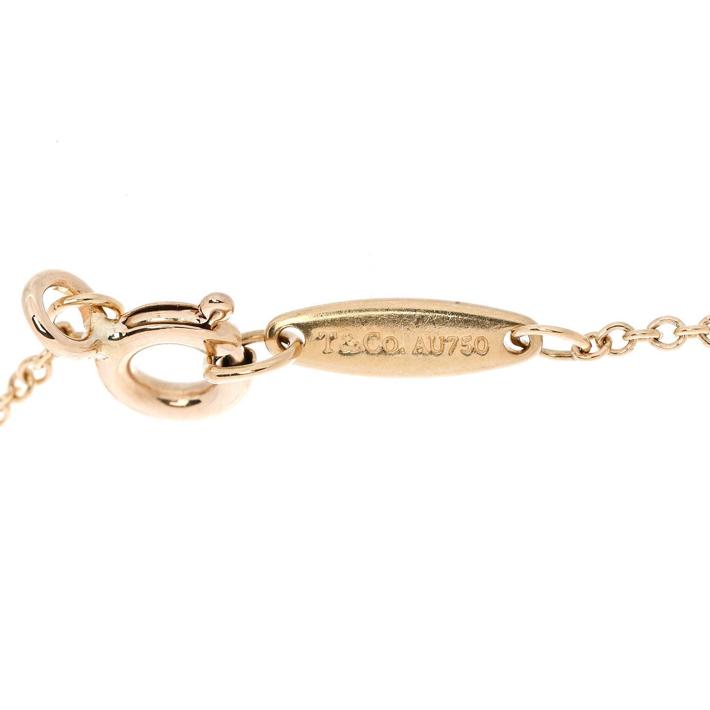 18K Yellow Gold Diamond .15ctw Elsa Peretti Diamonds by the Yard Station Bracelet