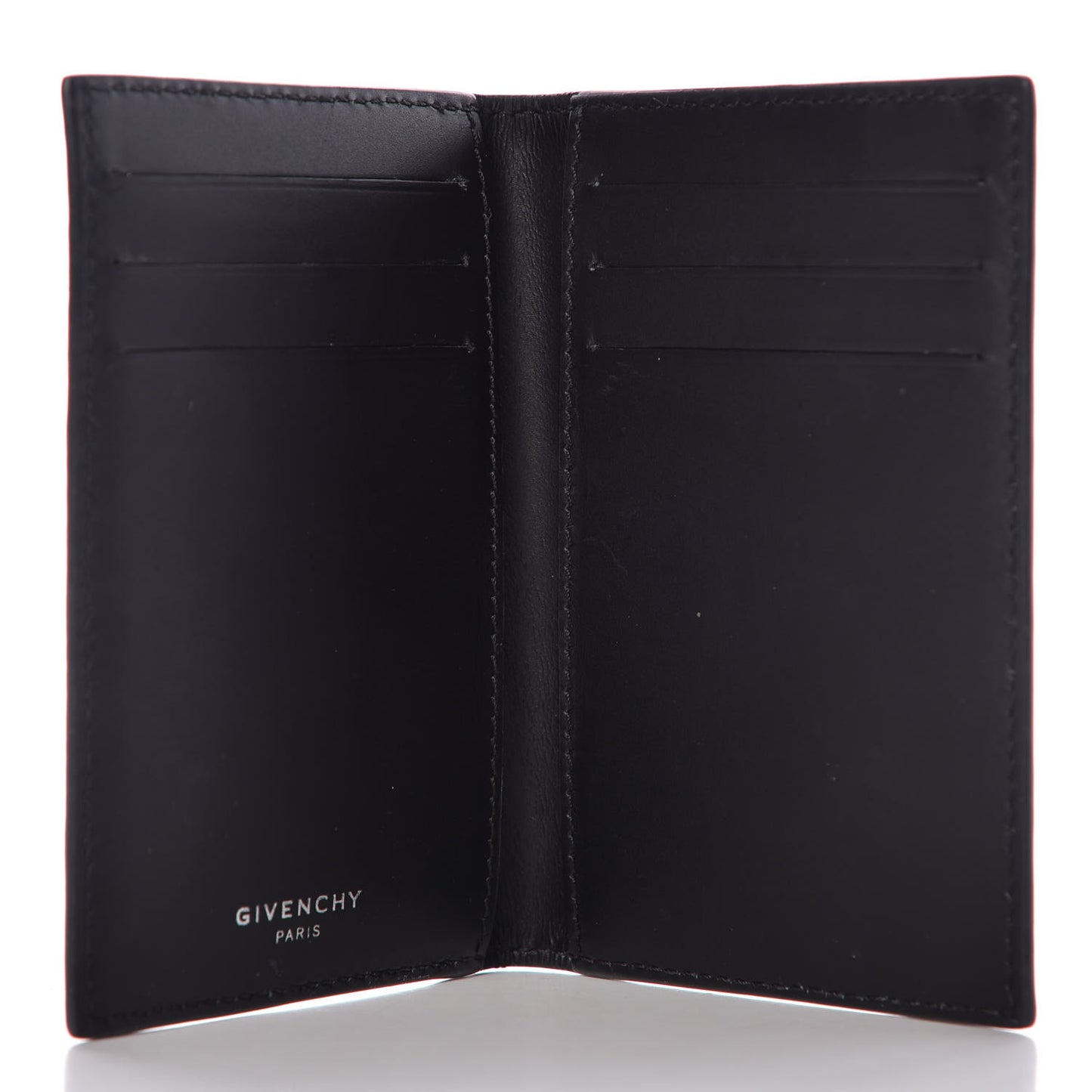 Textured Coated Canvas Rottweiler Print Card Holder Black