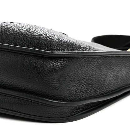 Hermes Taurillon Clemence Evelyne III PM Black 10 of 11