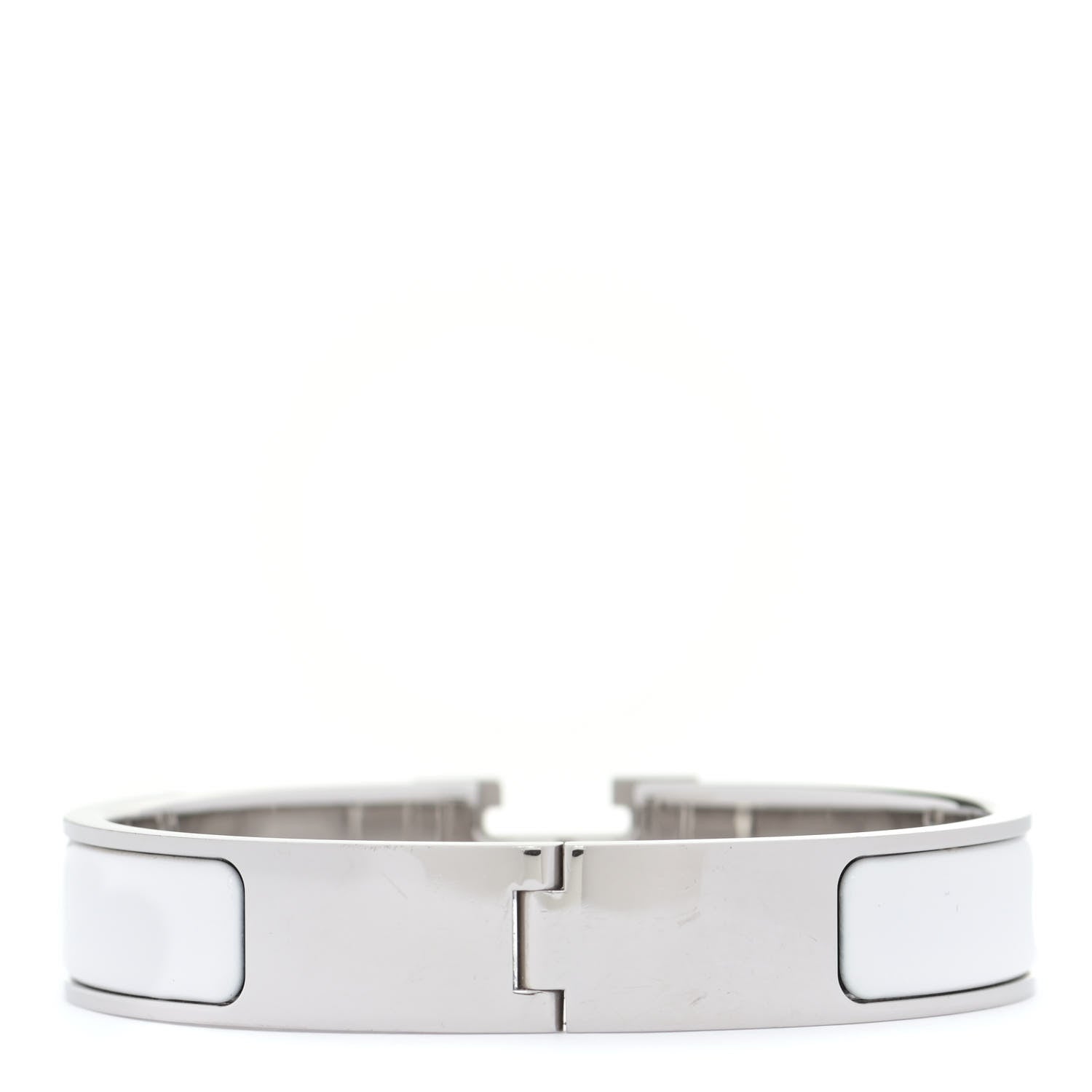 Hermes Enamel Narrow Clic Clac H Bracelet PM White 3 of 6