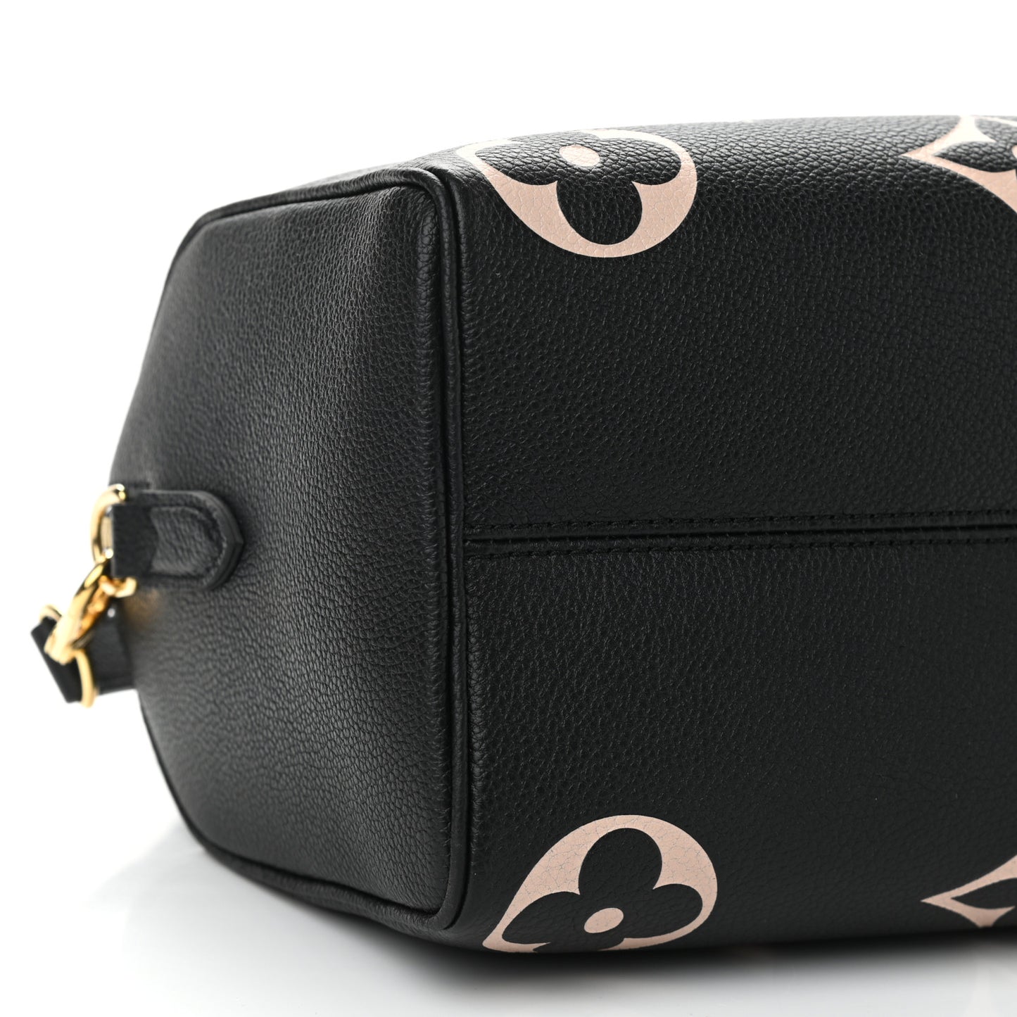 Empreinte Monogram Giant Speedy Bandouliere 25 Black Beige