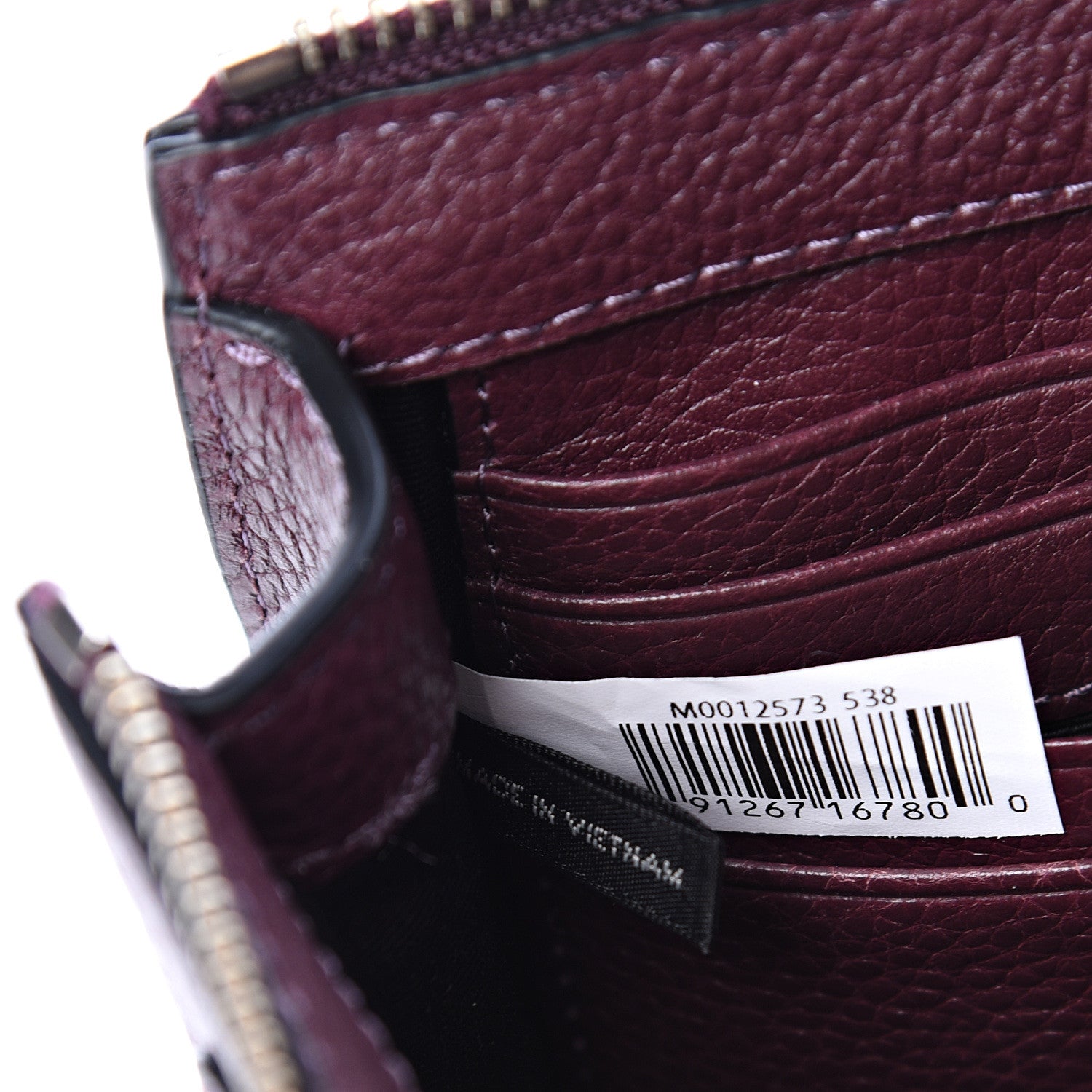 Marc Jacobs Grained Calfskin Small Recruit Crossbody Blackberry 6 of 10