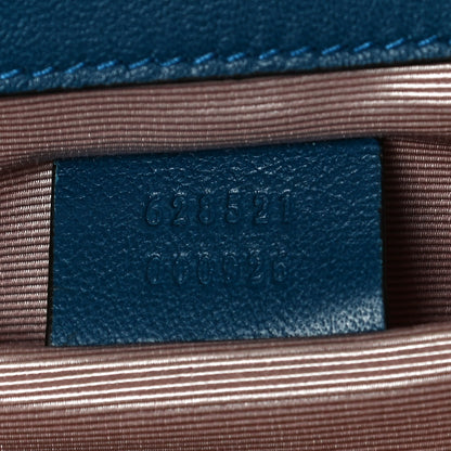 Gucci Lambskin Linea Matisse Shoulder Bag Blue 7 of 10