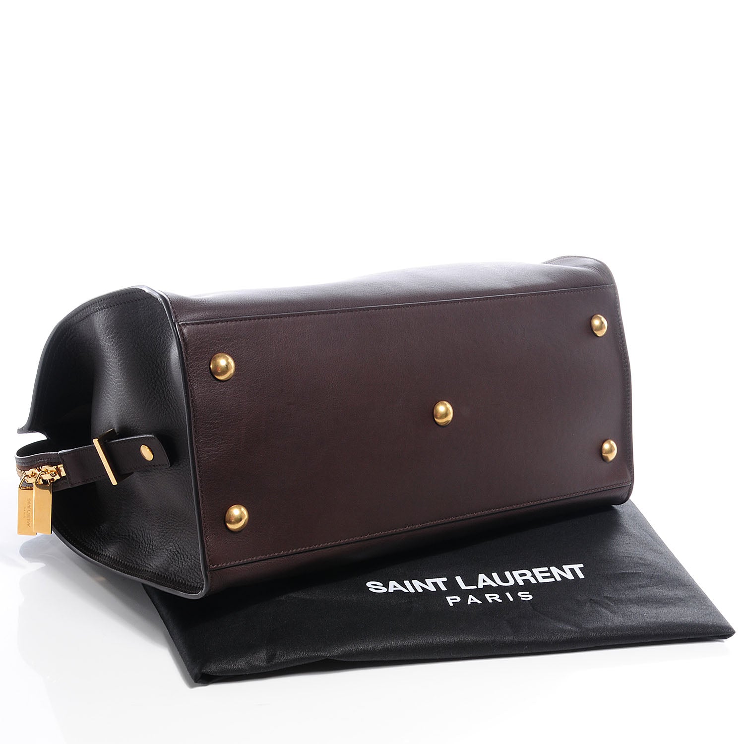Saint Laurent Leather Medium Classic Y Cabas Brown 4 of 10