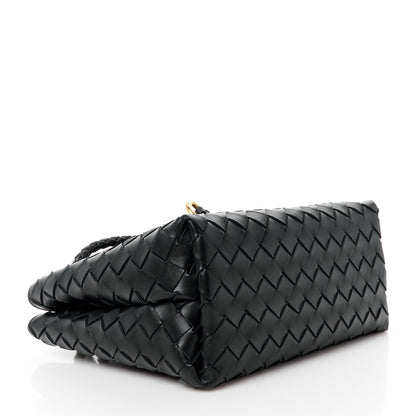 Bottega Veneta Nappa Intrecciato Small Andiamo Shoulder Bag Black 4 of 10