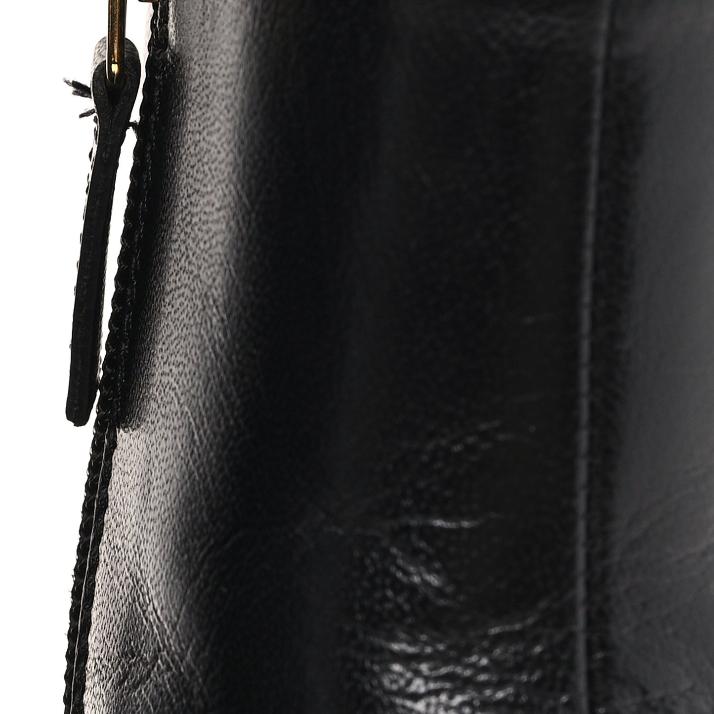 Goatskin Kitten Chain Horsebit Ankle Boots 37.5 Black