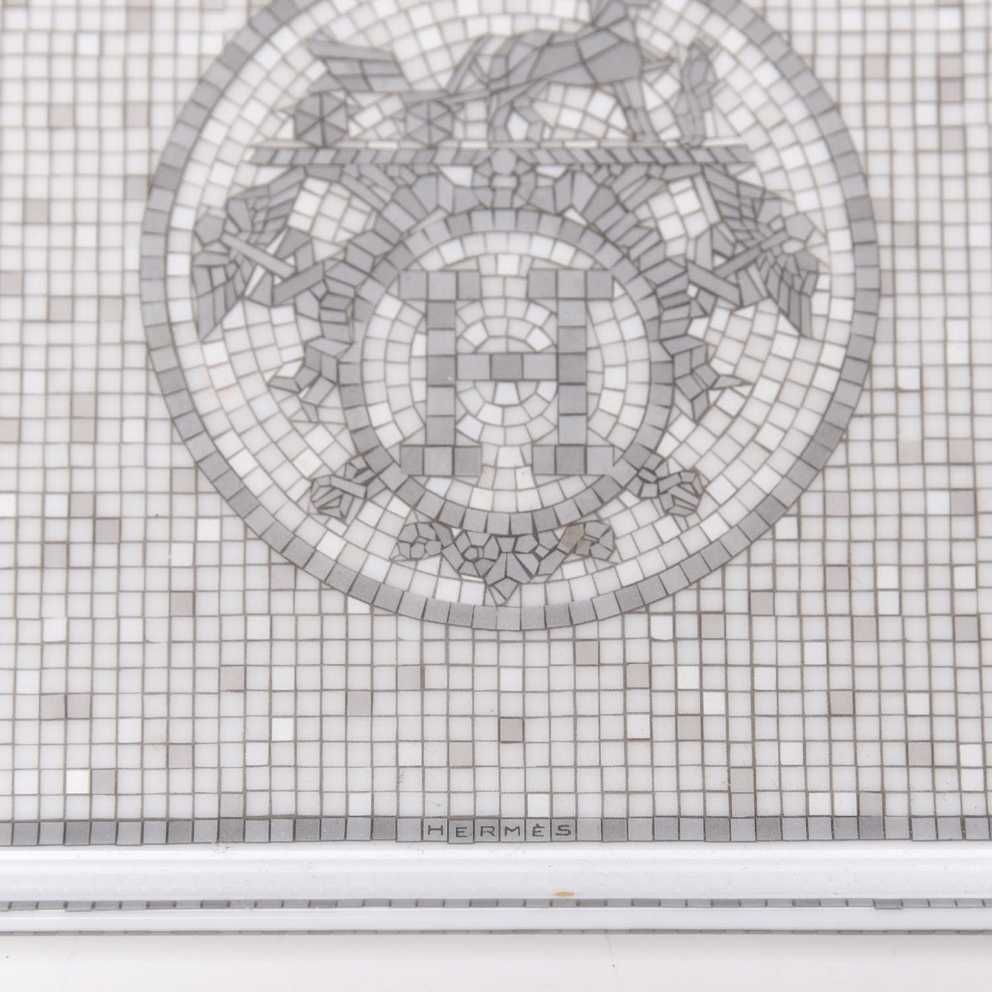 Porcelain Mosaique Au 24 Sushi Plate Platine