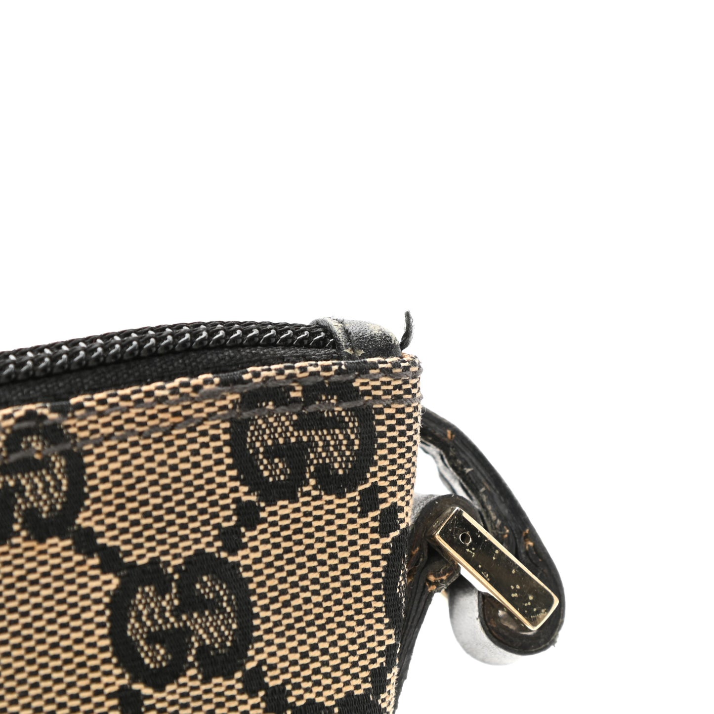 Monogram Web Boat Pochette Black
