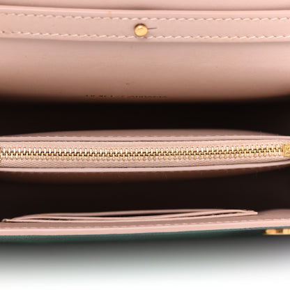 Dolce & Gabbana Iguana Calfskin Embossed Mini Welcome Crossbody Bag Green 5 of 10