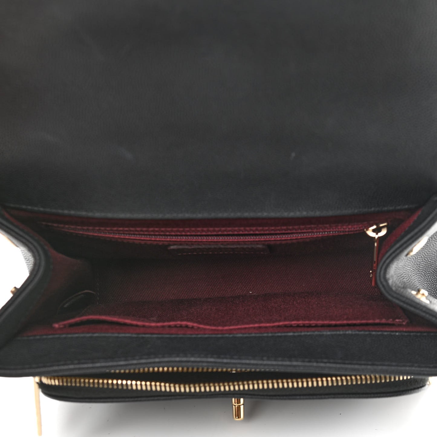 Caviar Quilted Medium Business Affinity Flap Black