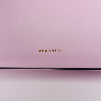 Versace Calfskin Medusa Stud Tribute Tote Pink 8 of 10