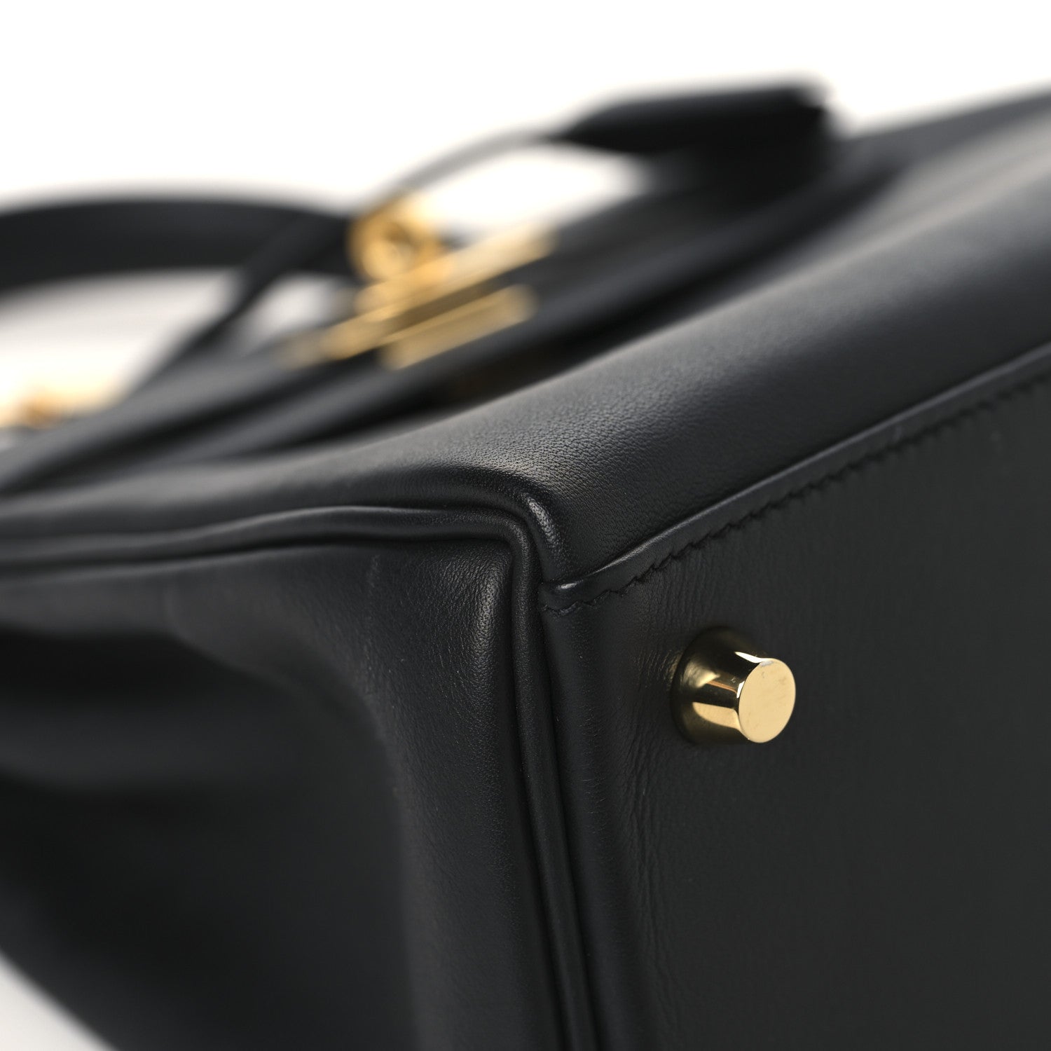 Hermes Swift Kelly Retourne 25 Black 9 of 12