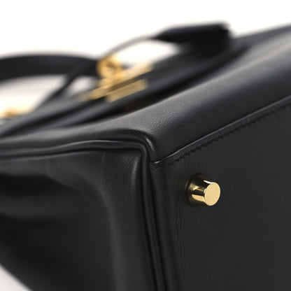 Hermes Swift Kelly Retourne 25 Black 9 of 12