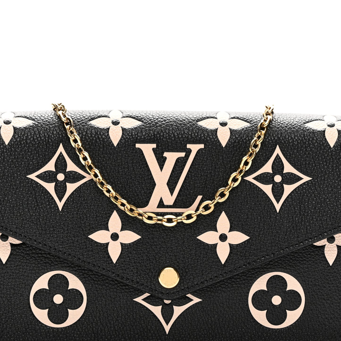 Empreinte Monogram Giant Felicie Pochette Black Beige