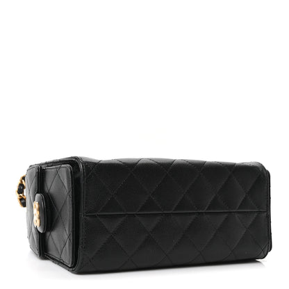 Chanel Caviar Quilted Mini Chanel 25 Handbag Black 4 of 10