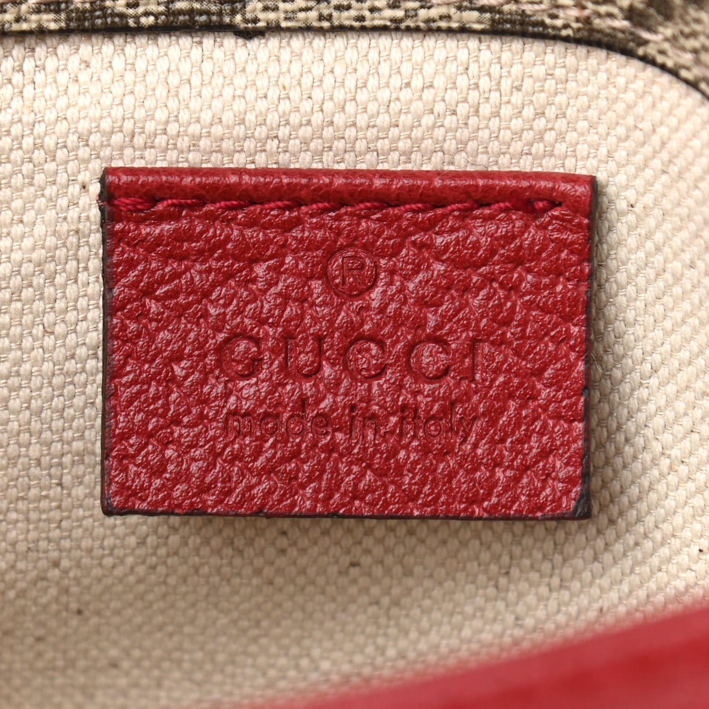 GG Supreme Web Totem Three Piece Monogram Shoulder Bag Red