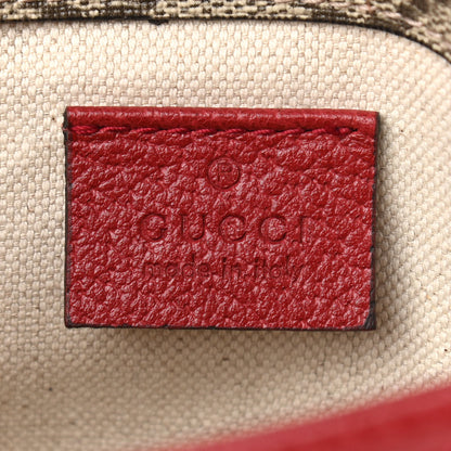 Gucci GG Supreme Web Totem Three Piece Monogram Shoulder Bag Red 6 of 11