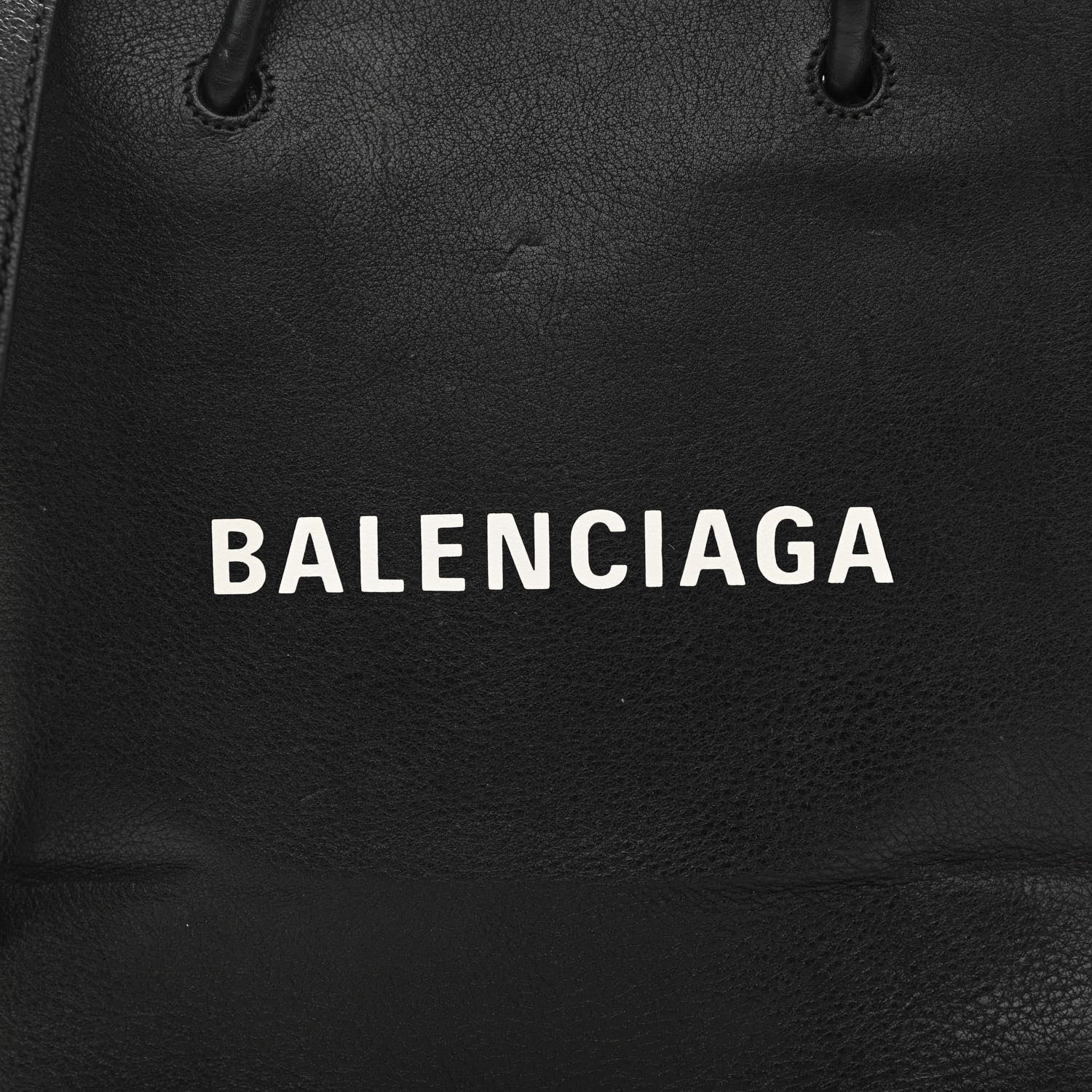 Balenciaga Calfskin Logo XXS Shopping Tote Black 16 of 23