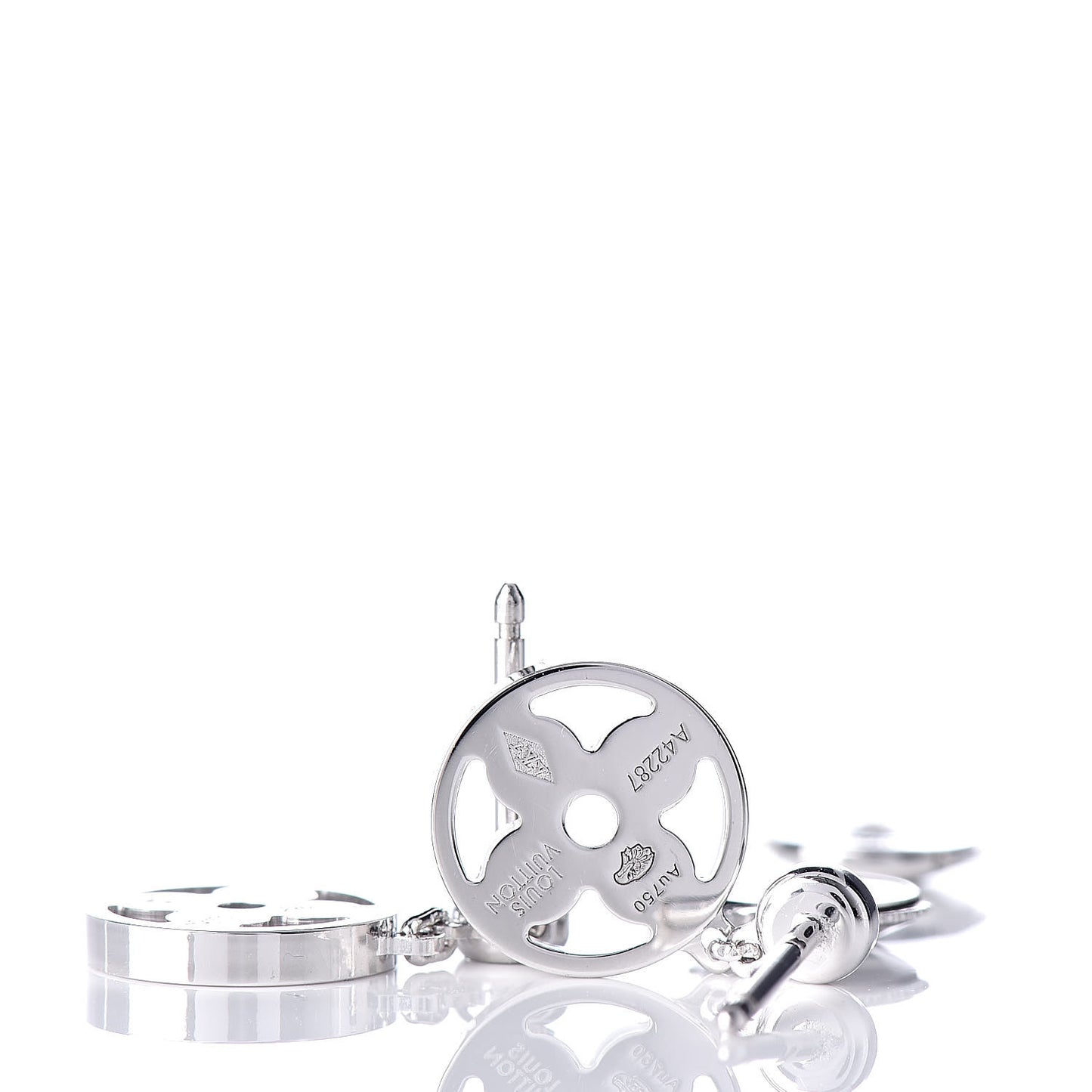 18K White Gold Diamond Idylle Blossom Stud Earrings