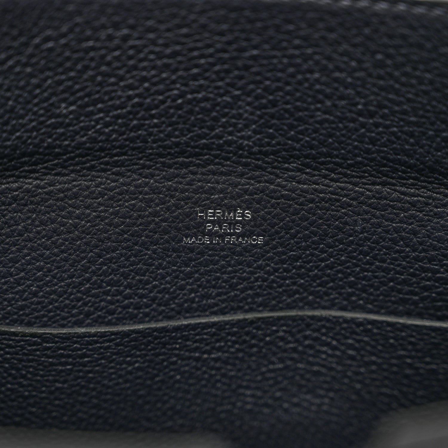 Hermes Togo Videpoches Caban Jaune De Naples Indigo 6 of 8