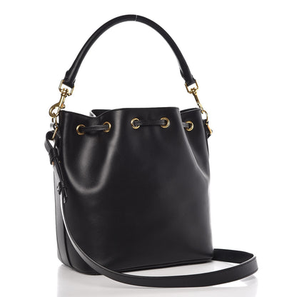 Saint Laurent Calfskin Medium Emmanuelle Bucket Bag Black 4 of 7